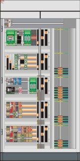 Sammelschienenraum Hilfsgeräteraum Kabel- anschluss- raum Geräteraum